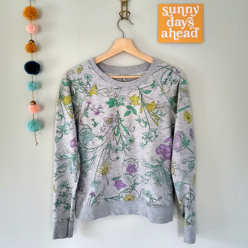 Old Navy Floral Sweatshirt
